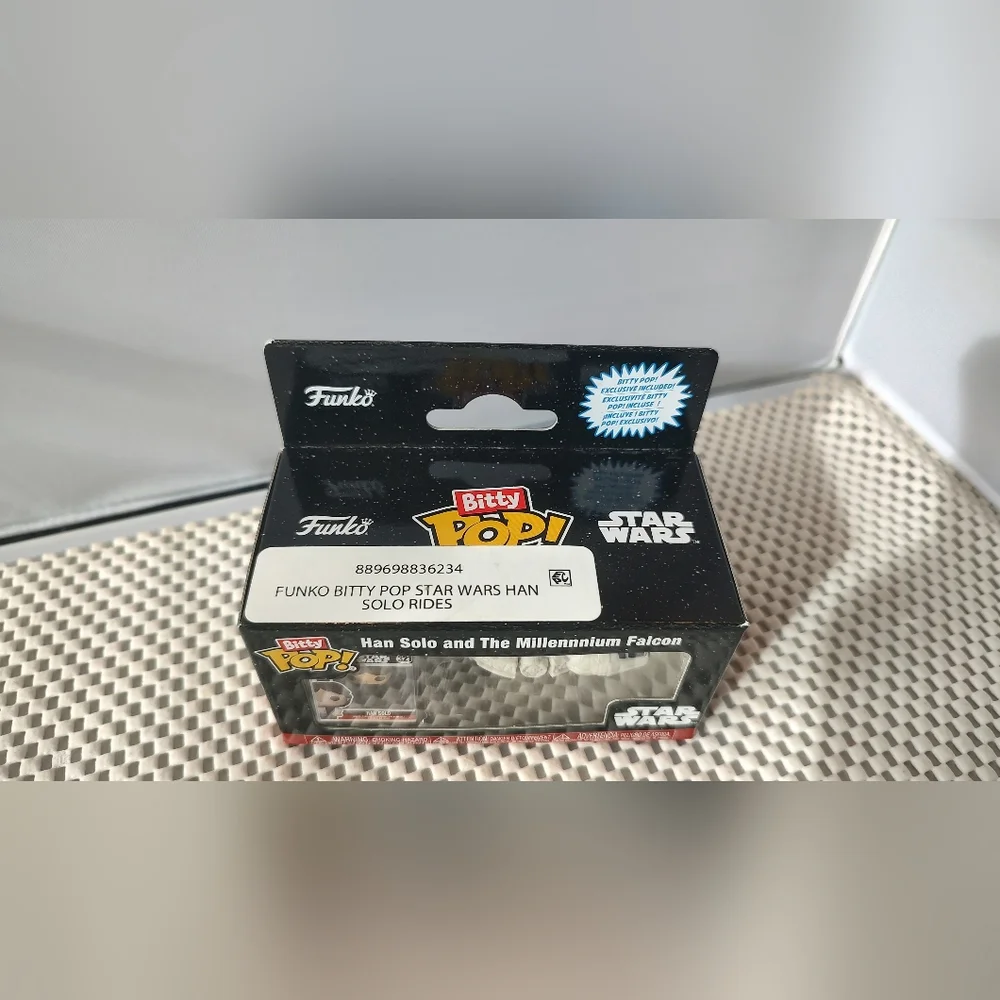 Funko Bitty POP Ride: Star Wars Han Solo with the Millennium Falcon Collectible